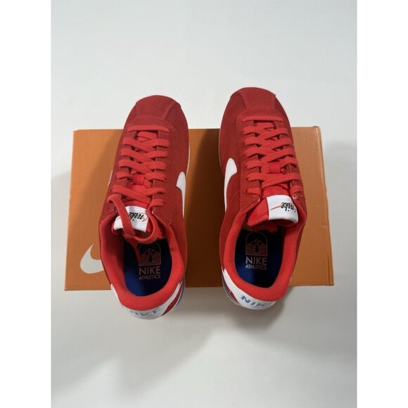 New Women’s Size 8.5 - Nike Cortez Light Crimson Blue IB1857 600 - Picture 7 of 10